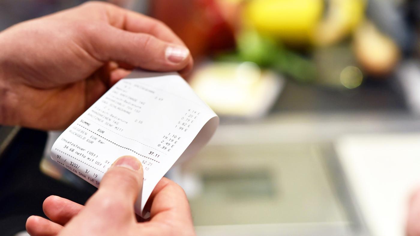 Receipt after payment