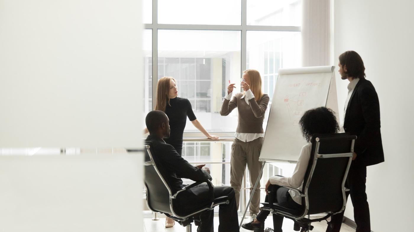 Business workshop meeting