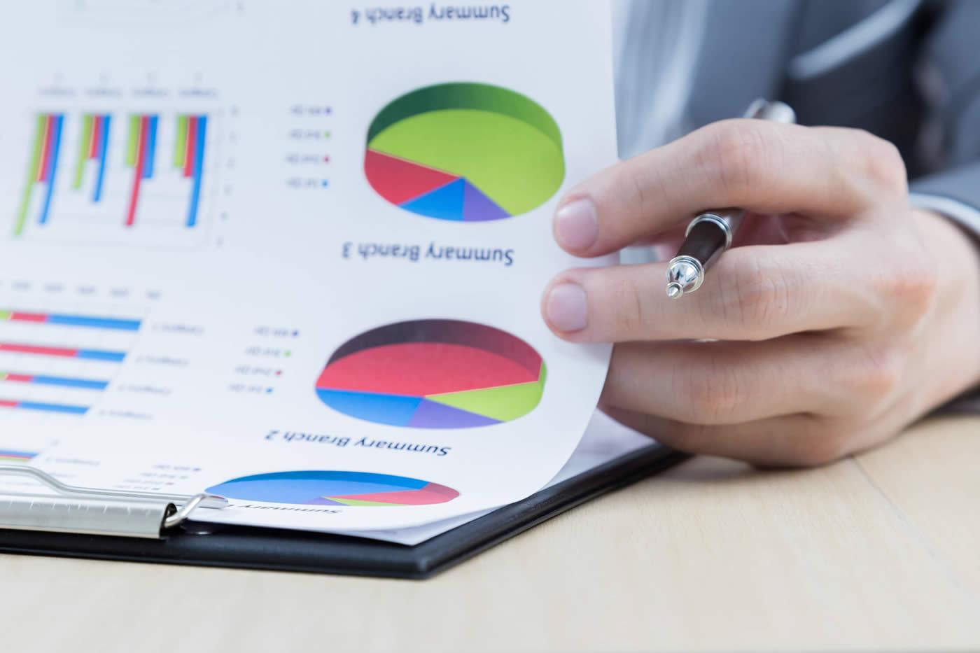 Flipping through charts