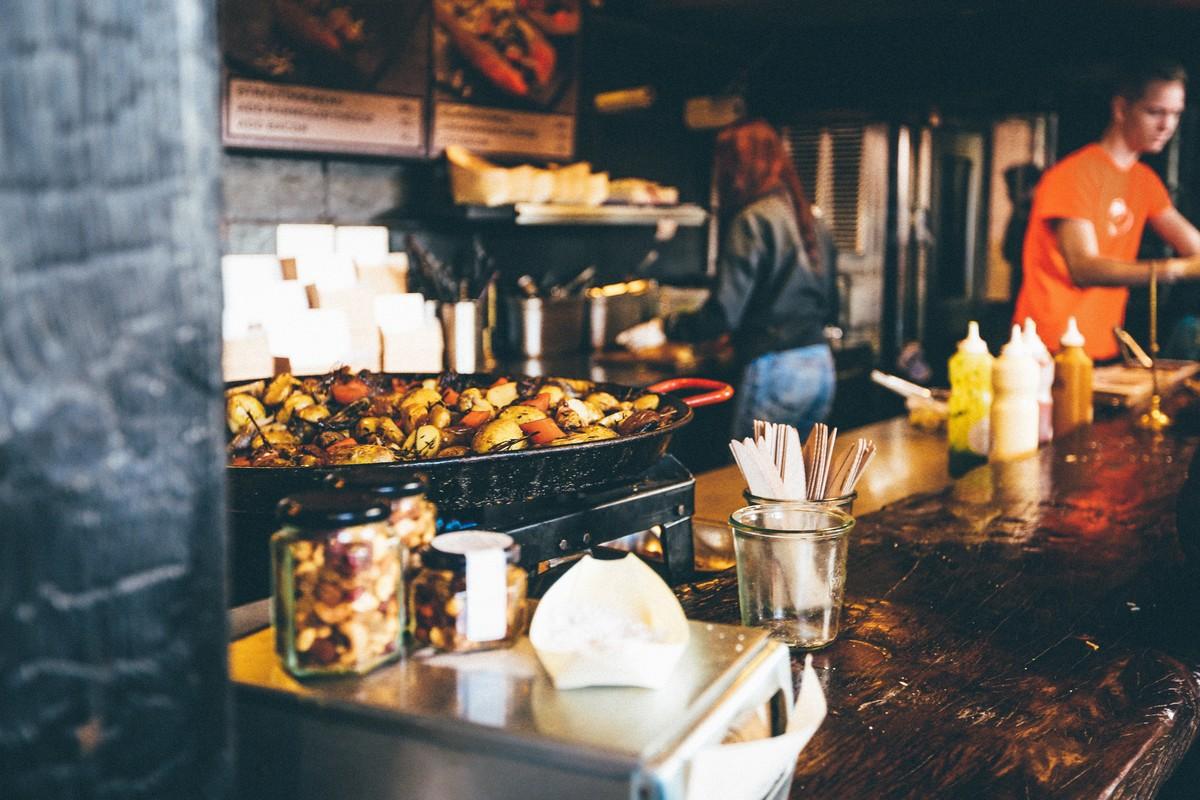 Street food kitchen